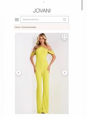 * BLACK* Jovani jumpsuit NWT